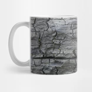 Charred wood texture Mug